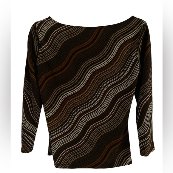BCBG Max Azria Brown Blouse Size Small - Picture 2 of 3